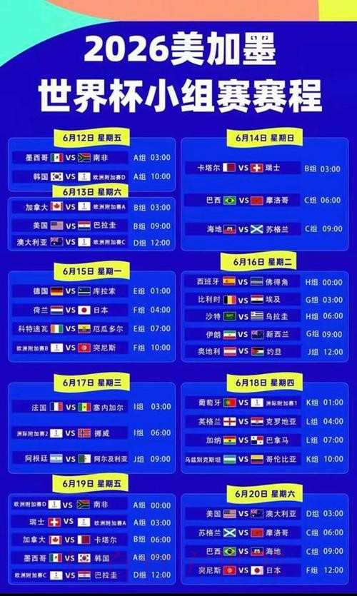 2026世界杯在哪个台可以观看直播? 2026世界杯在哪个台可以观看直播?